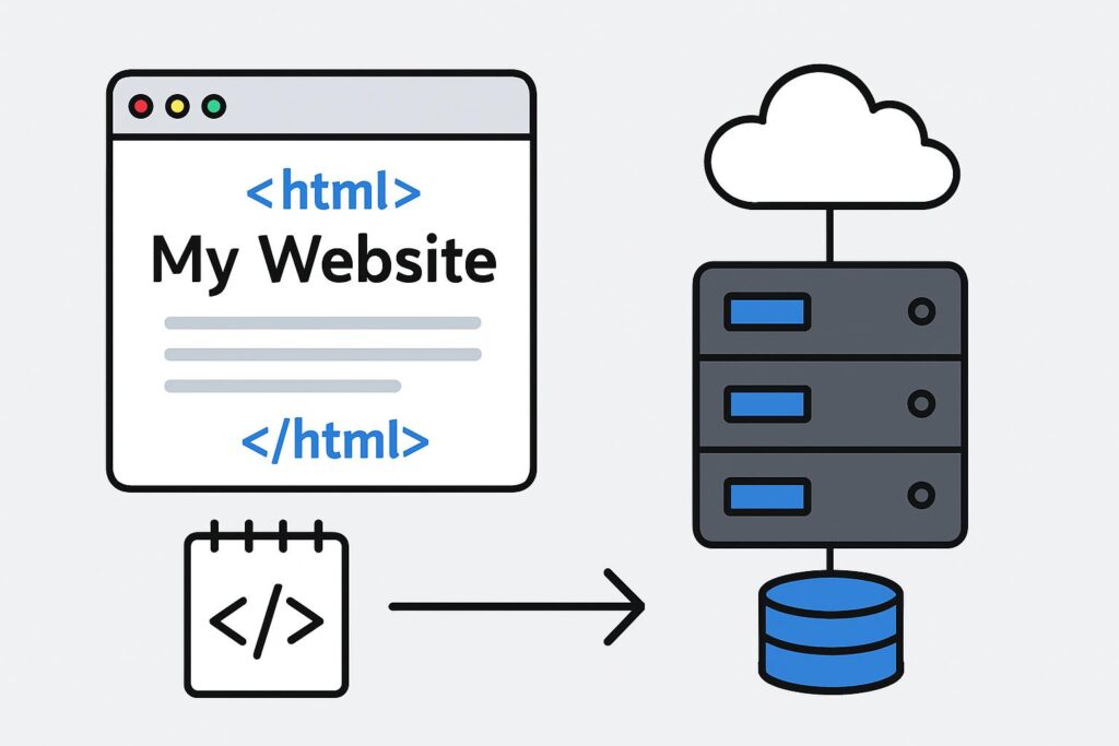 Как написать html страницу (сайт) и установить на хостинг: простая пошаговая инструкция для старта