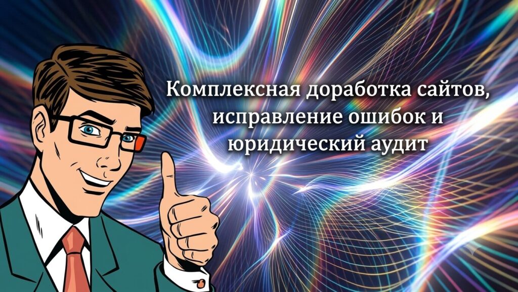 Комплексная доработка сайтов, исправление ошибок и юридический аудит